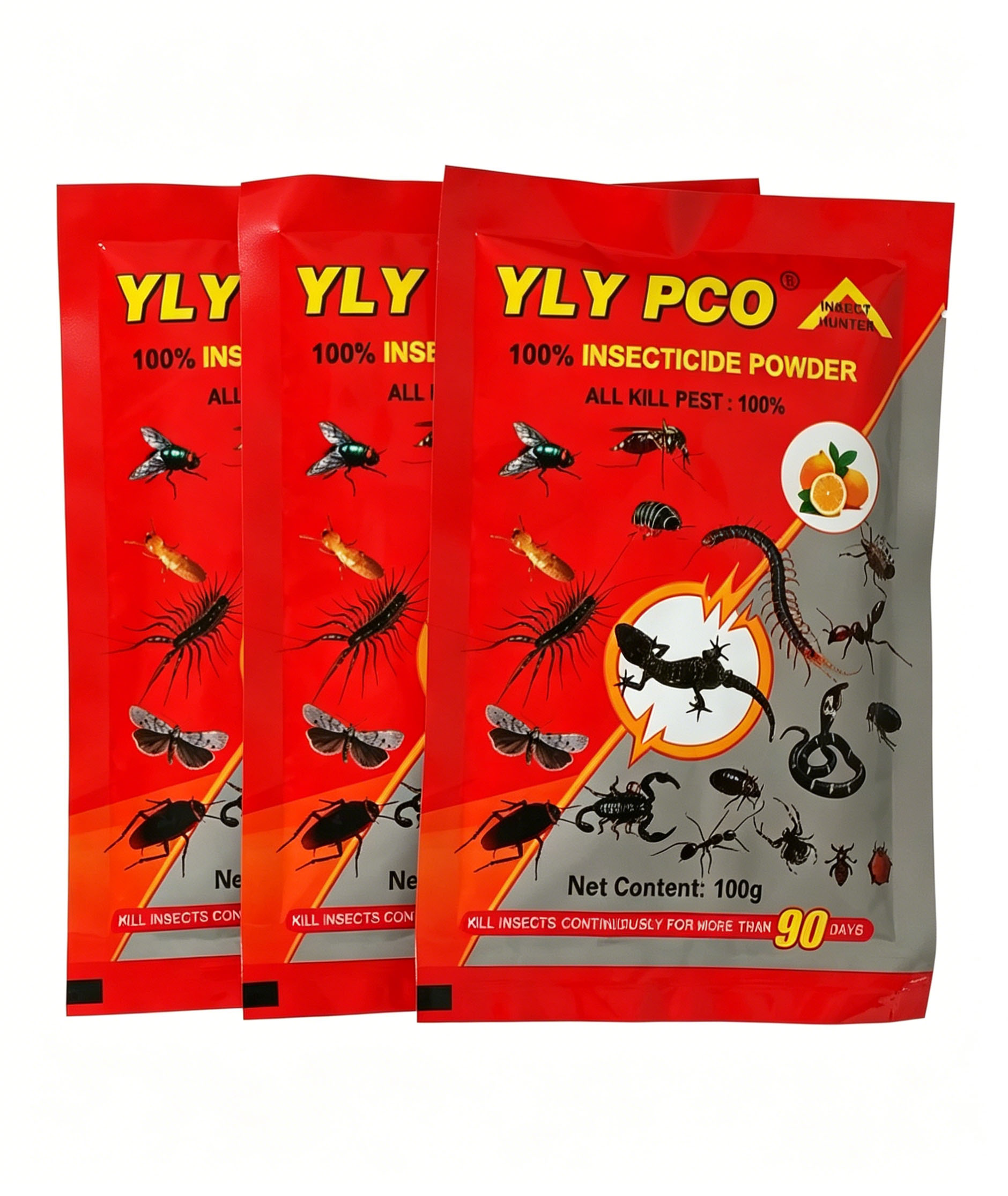 Insecticide Powder, All Kill Pest Control Powder for Indoor & Outdoor Use, 100g, Long-Lasting 90-Day Effect, Multi-Purpose Killer for Ants, Cockroaches, Spiders, Centipedes & More