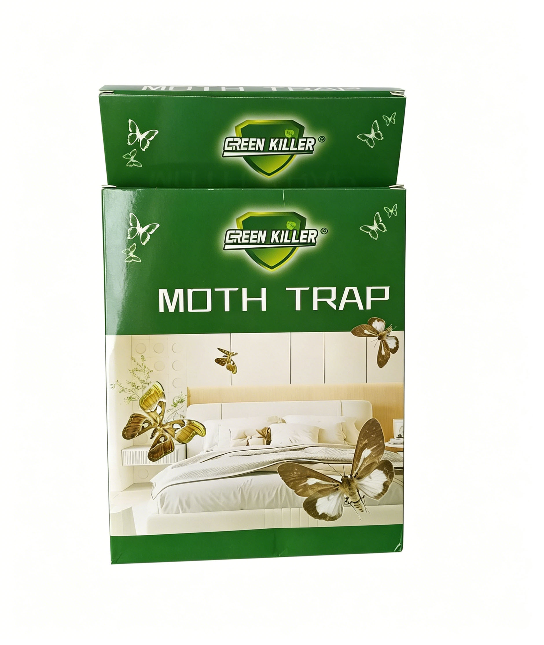 Moth Trap, 5 Pack Non-Toxic Pheromone Glue Traps for Pantry & Clothes Moths, Safe for Home Kitchen & Closet