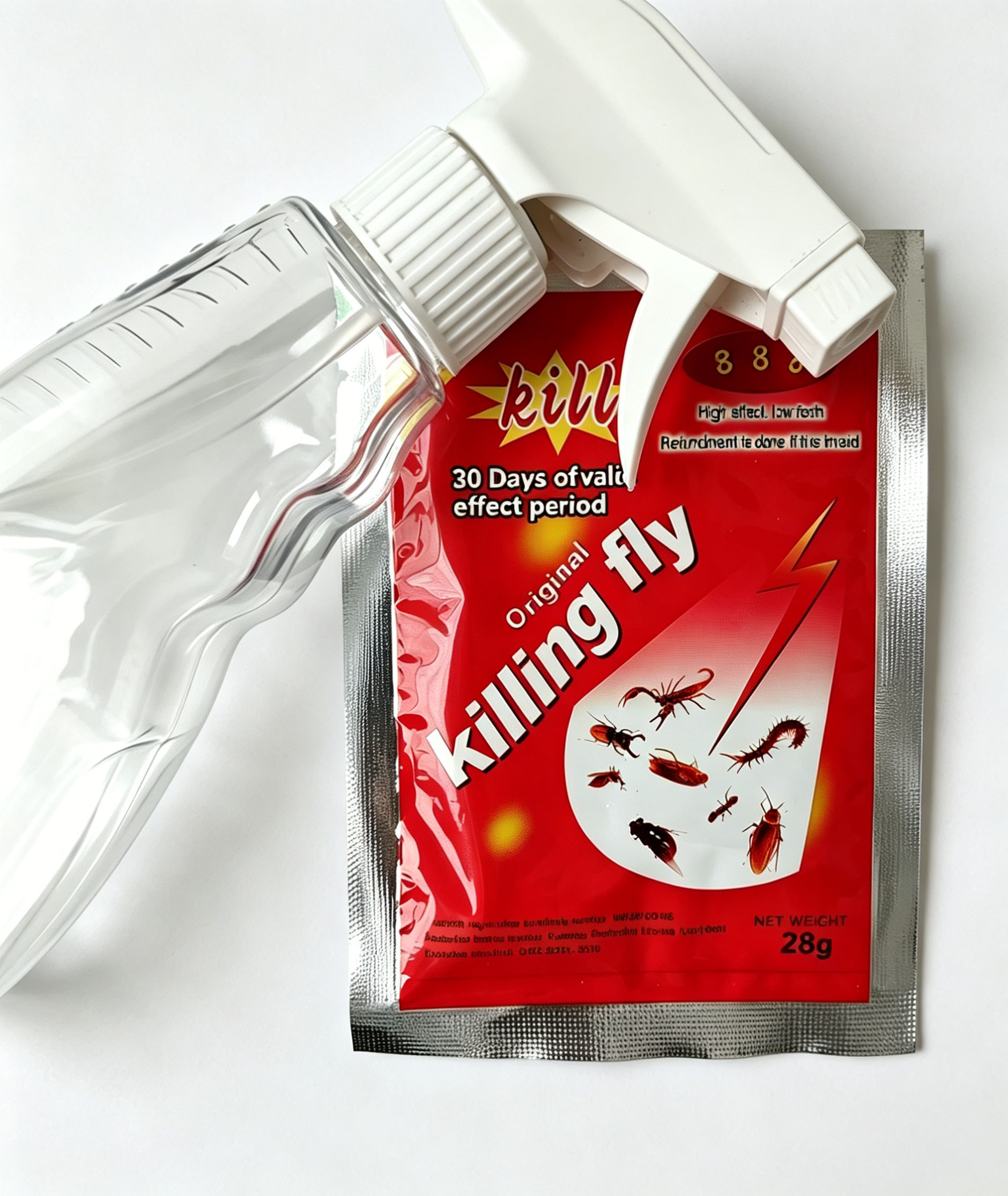 Fly Killer Powder, 28g Insecticide Powder for Flies, Ants & Cockroaches, Long-Lasting 30-Day Effect for Home, Hotel & Farm